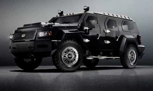 Evade-Front-lower-shot Evade Front lower shot Evade SUV by Conquest Vehicles: First Unarmored Model from Canadian Company