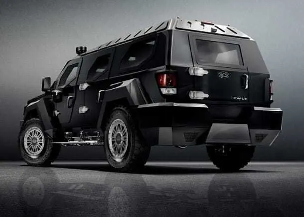 Evade-Rear-shot Evade Rear shot Evade SUV by Conquest Vehicles: First Unarmored Model from Canadian Company